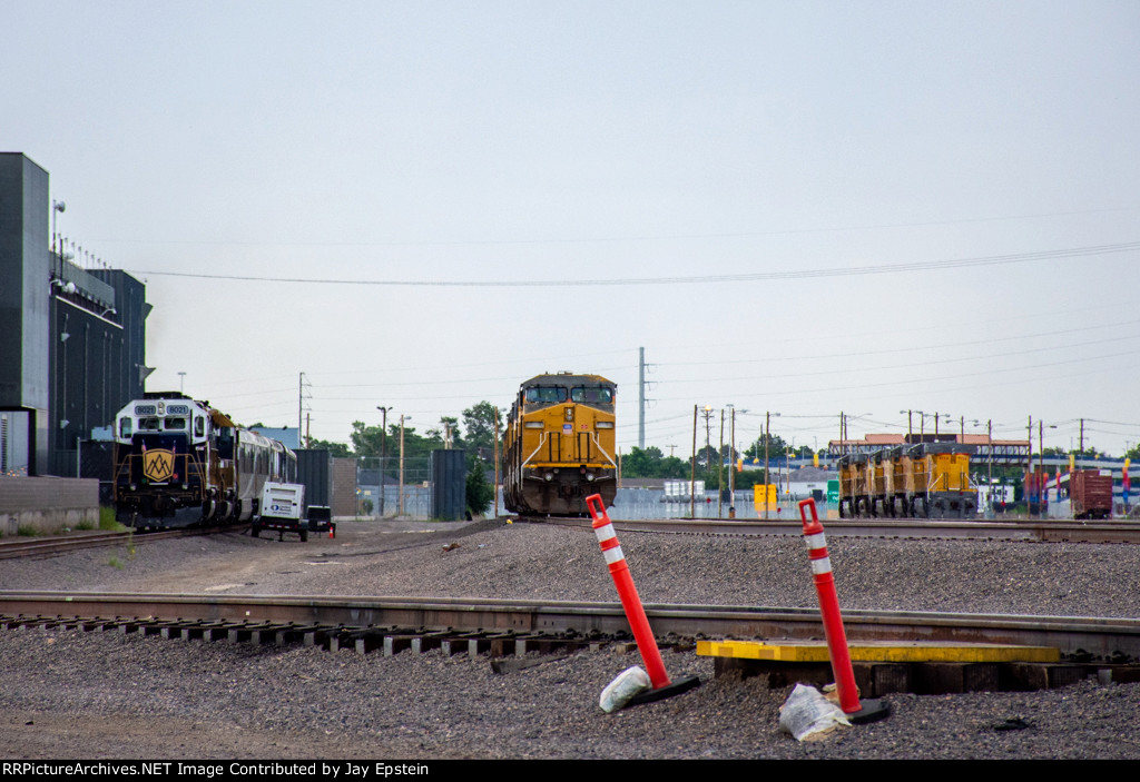 Stored Units and the Rocky Mountaineer at 36th St Yard